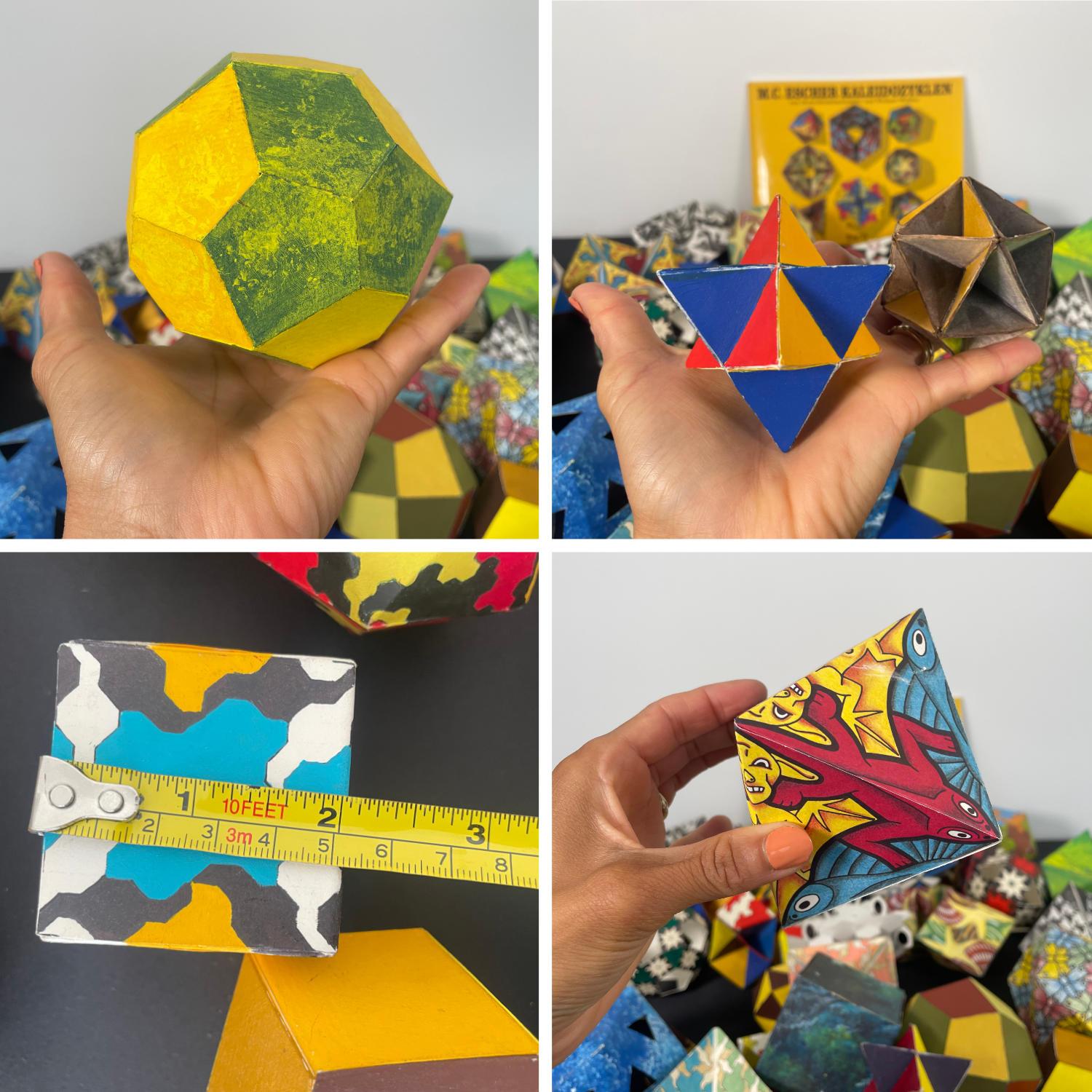 Papier Livre Kaleidozyklein de M.C Escher avec motifs d'origami en vente