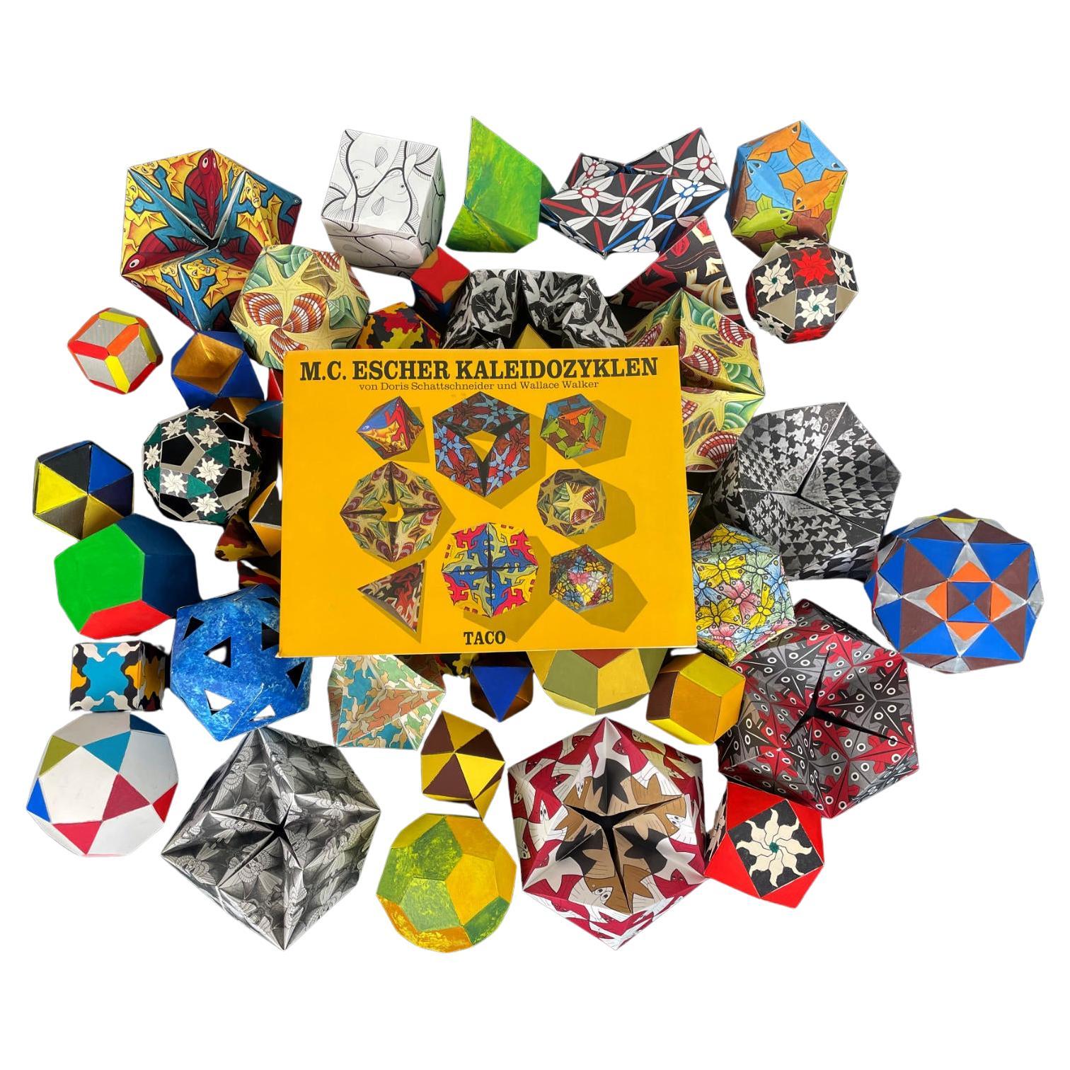 M.C Escher Kaleidozyklein book with origami designs