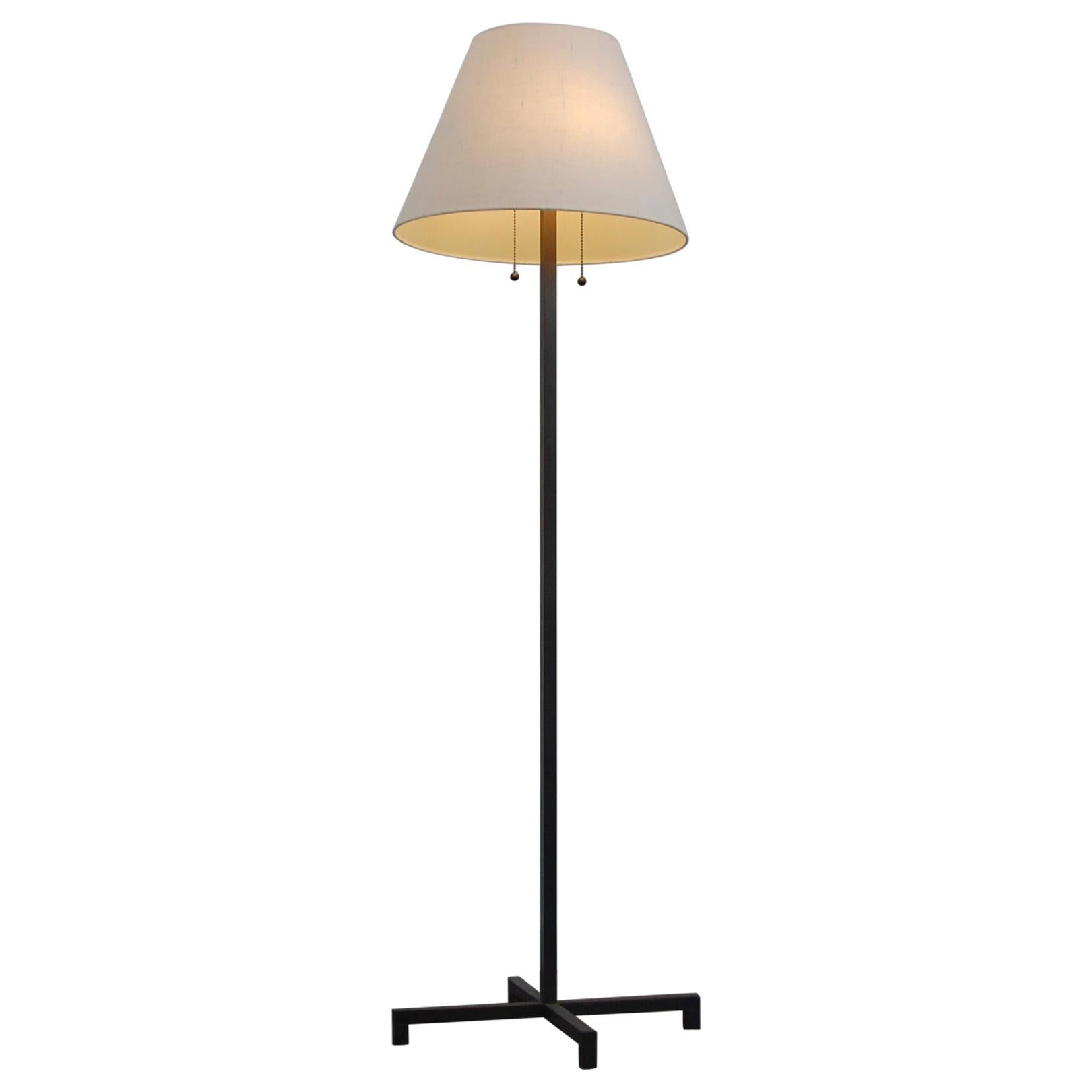 MC Floor Lamp, X Base For Sale