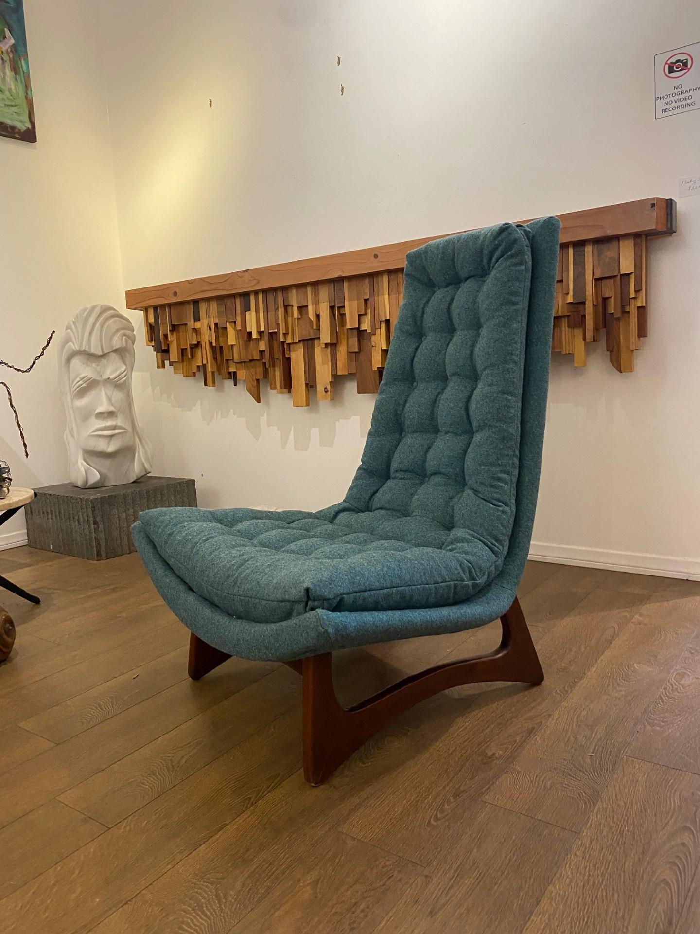 MC Gondola Club/ Lounge Chair, Attrib. Adrian Pearsall for Craft Associates 1960 For Sale 2