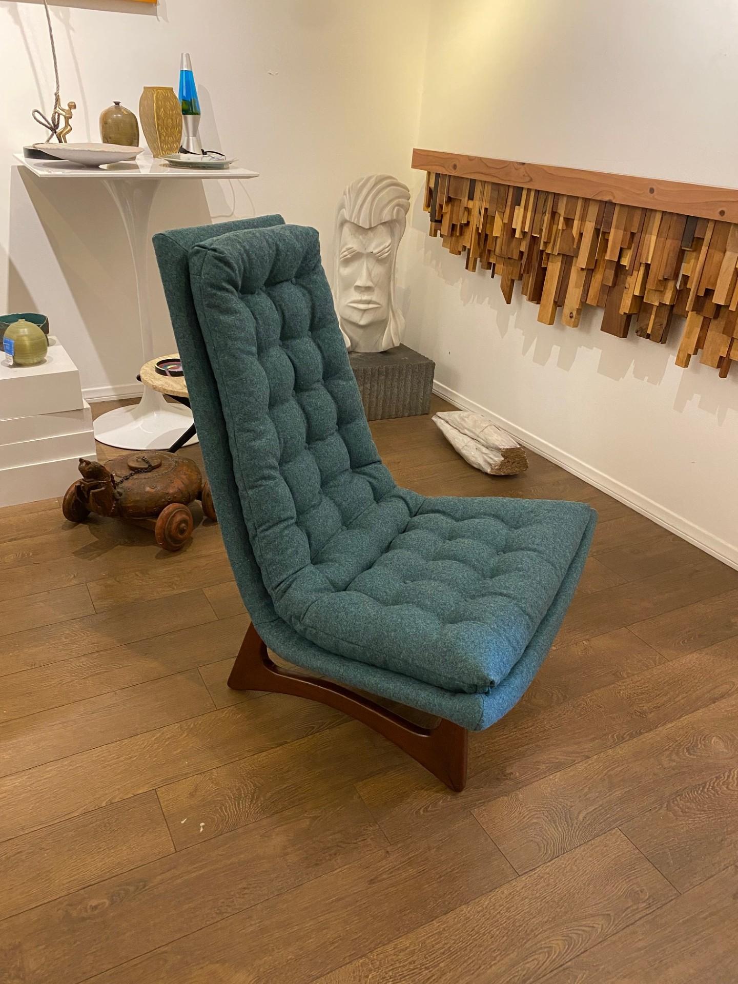 MC Gondola Club/ Lounge Chair, Attrib. Adrian Pearsall for Craft Associates 1960 For Sale 3