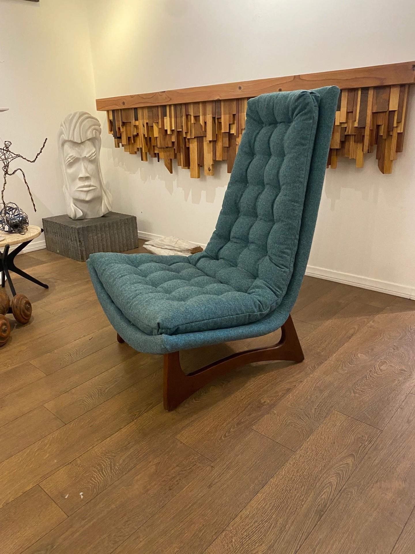 MC Gondola Club/ Lounge Chair, Attrib. Adrian Pearsall for Craft Associates 1960 For Sale 1
