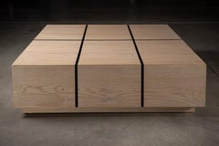 MC Hand-Crafted Coffee Table in Mexican Solid Oak by No Age Studio