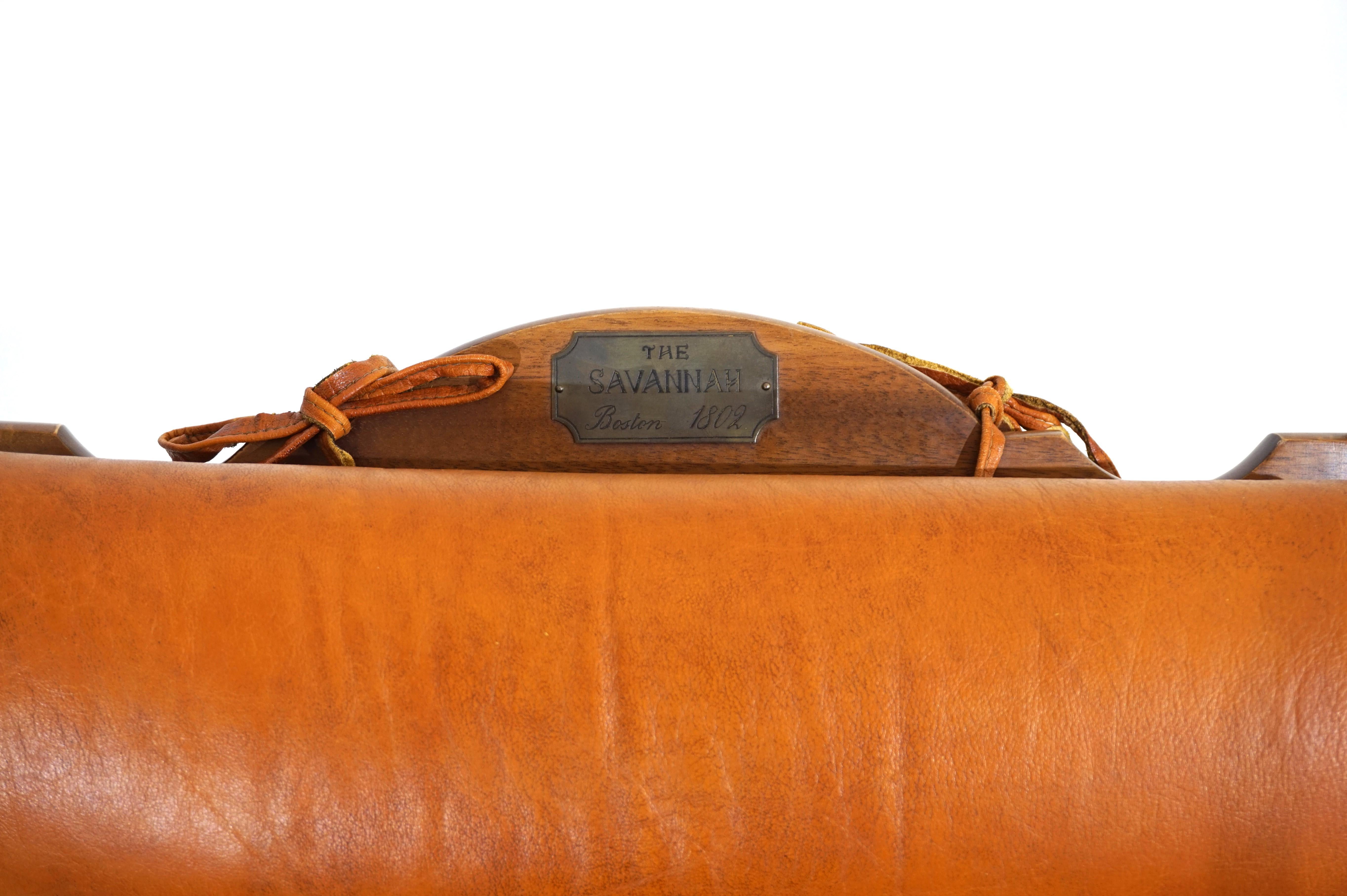 Mc Nair Military Campaign Chair Leather armchair by Herbert Mc Nair 9
