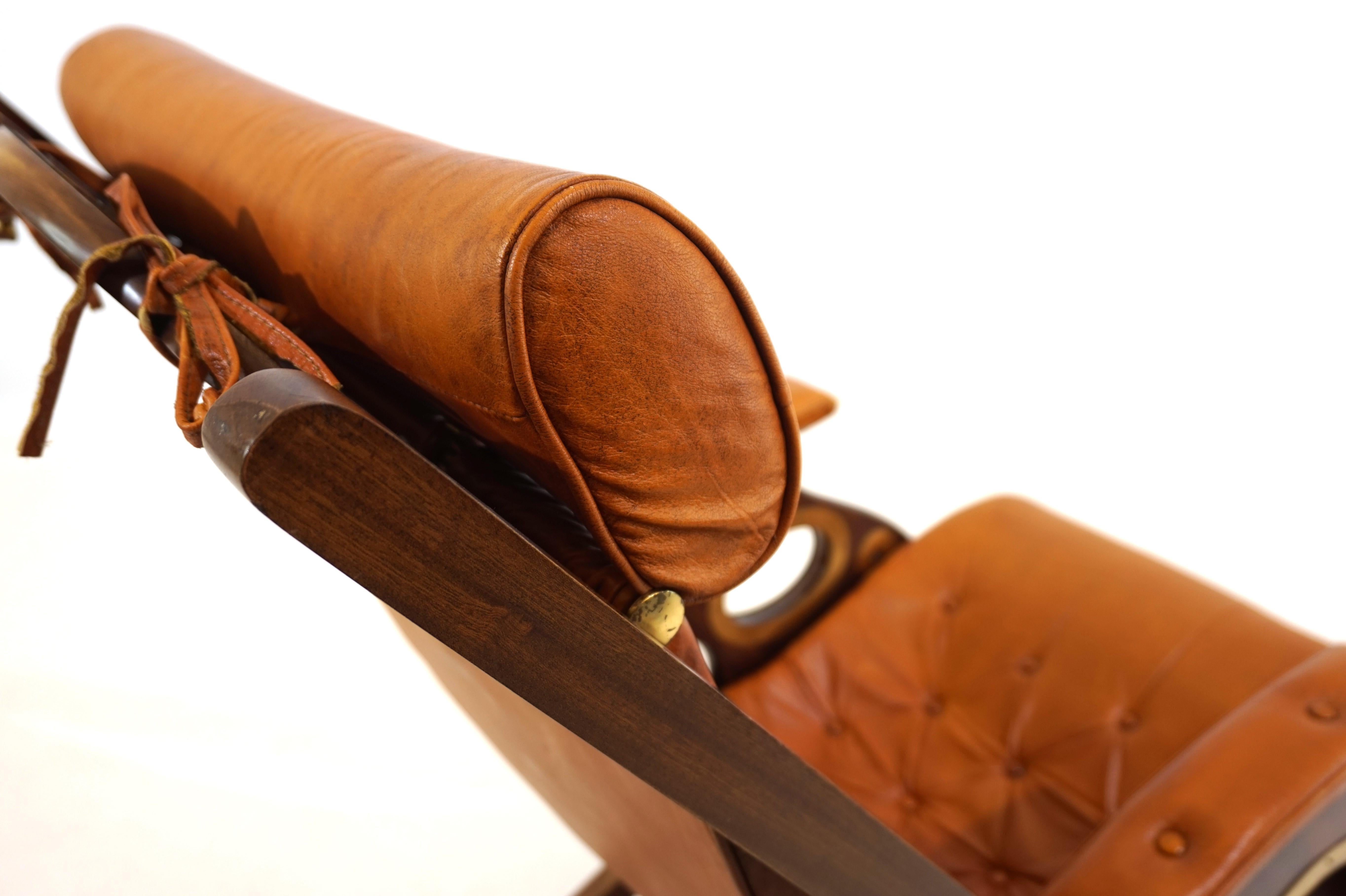 Mc Nair Military Campaign Chair Leather armchair by Herbert Mc Nair 11