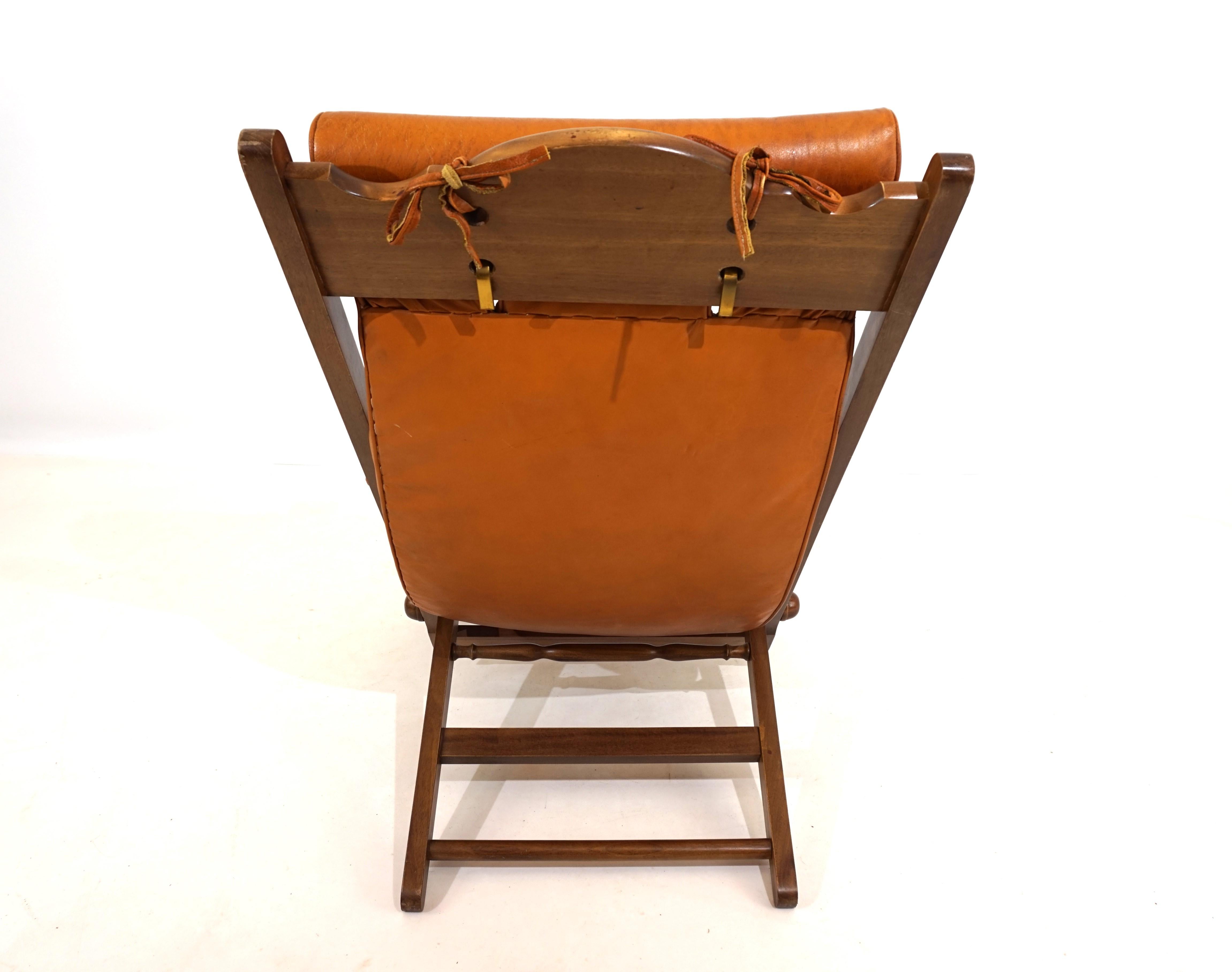 Mc Nair Military Campaign Chair Leather armchair by Herbert Mc Nair 12