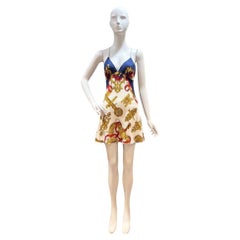 MC Red White & Blue Silk Vintage Hermes 1-Scarf Dress