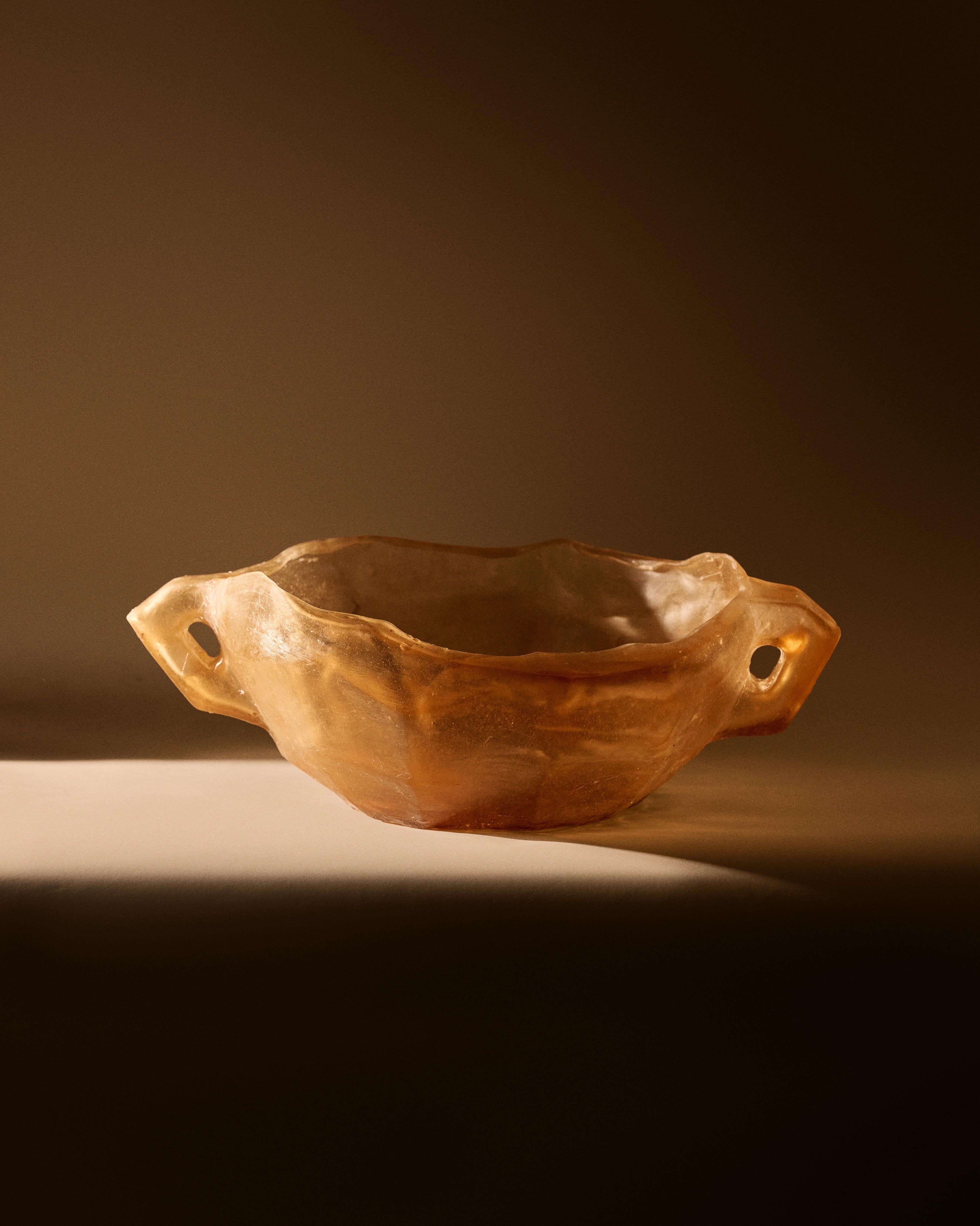 The Bowl embodies the dialogue between fluidity and structure that defines Marcela Cure Studio’s debut collectible series. Its carved silhouette recalls natural erosion, where stone meets water, while its polished surface refracts light in shifting
