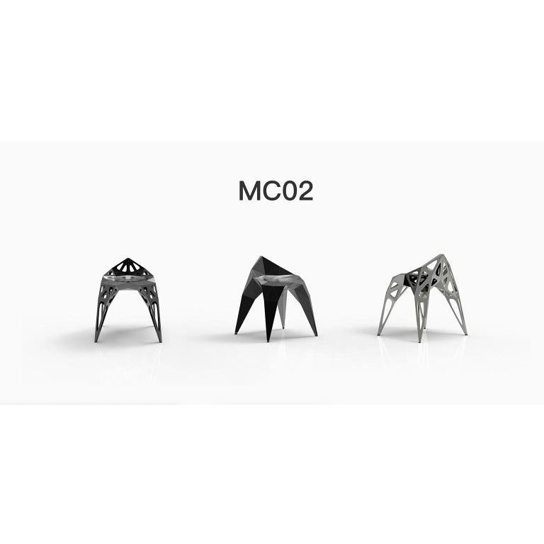 3 tipi di sedie ufficiali / disponibili
solido
Dot Dot
telaio
2 colori ufficiali / disponibili / finitura in lucido/opaco
nero
Argento

Il designer di mobili Zhoujie Zhang è noto per l'integrazione di design digitale automatizzato ed