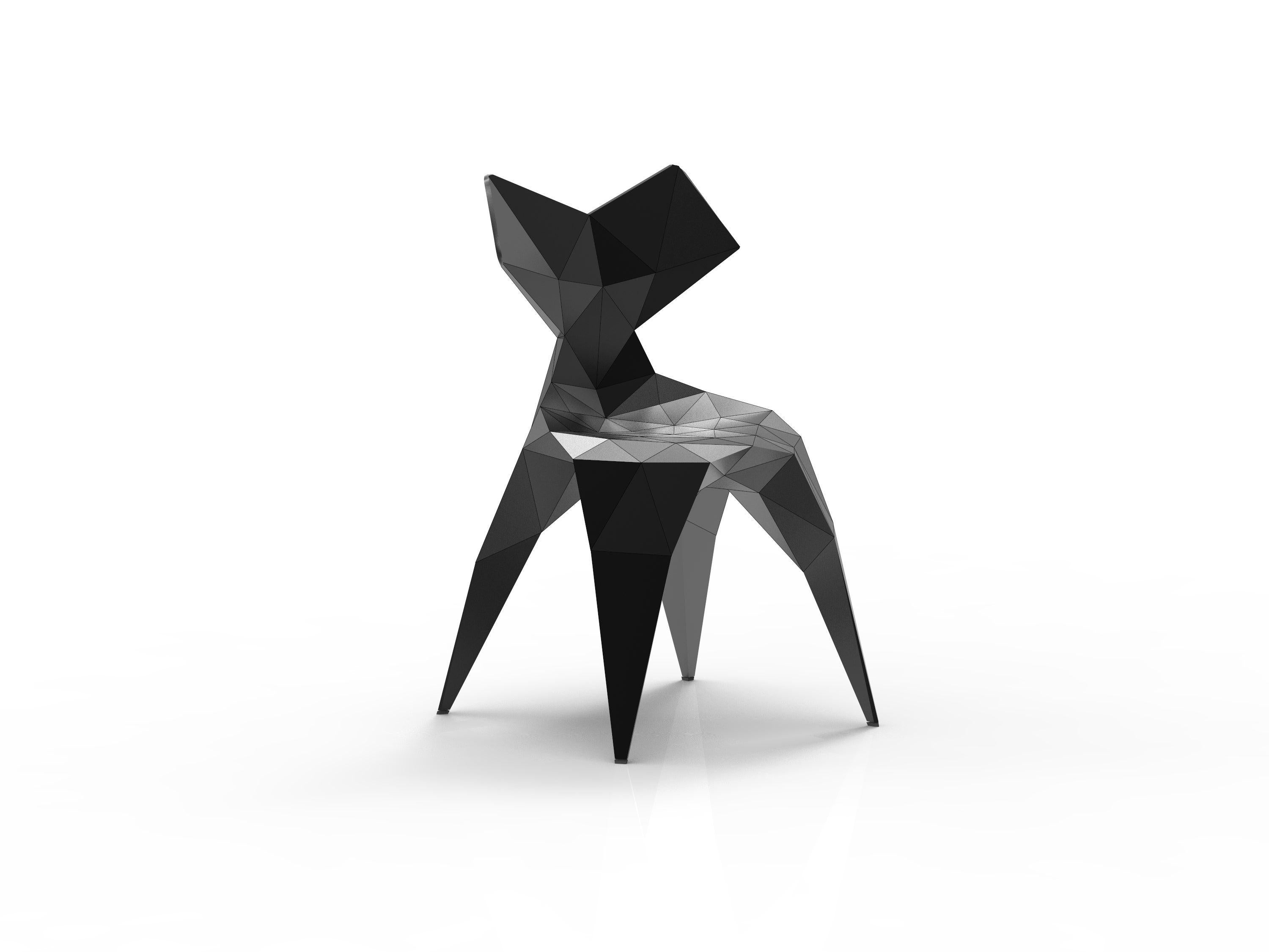 MC05 Endless Form Chair Series Stainless Steel Customizable Black and Sliver For Sale 5