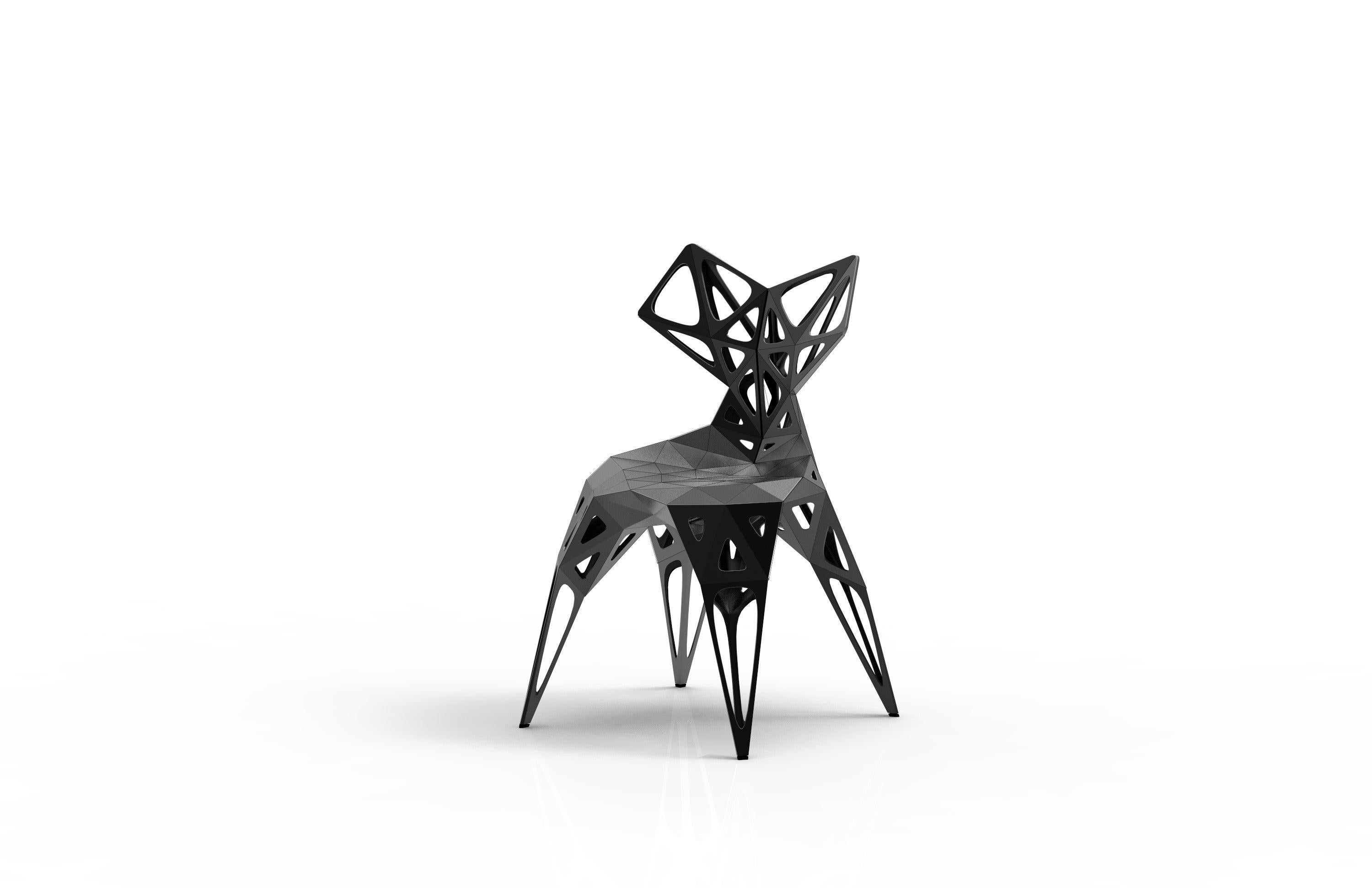 MC05 Endless Form Chair Series Stainless Steel Customizable Black and Sliver For Sale 1