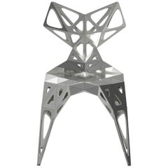 MC05 Endless Form Stuhl Serie Edelstahl anpassbar schwarz & silber