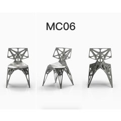 MC06 Endless Form Stuhl Serie Edelstahl Customizable Black&Sliver Outdoor