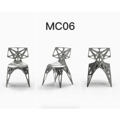 MC06 Endless Form Chair Series Stainless Steel customizable black&sliver outdoor