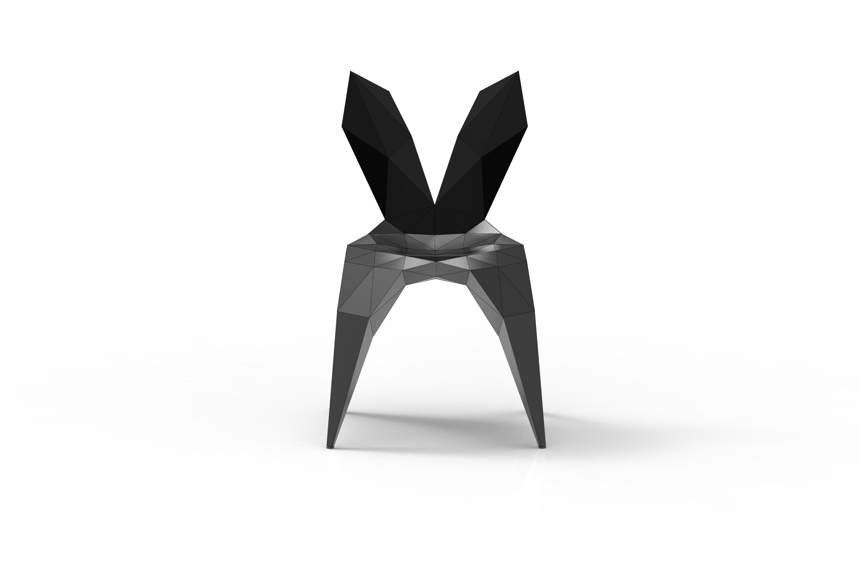 MC09 Endless Form Stuhl Serie Edelstahl anpassbar schwarz & silber im Angebot 1