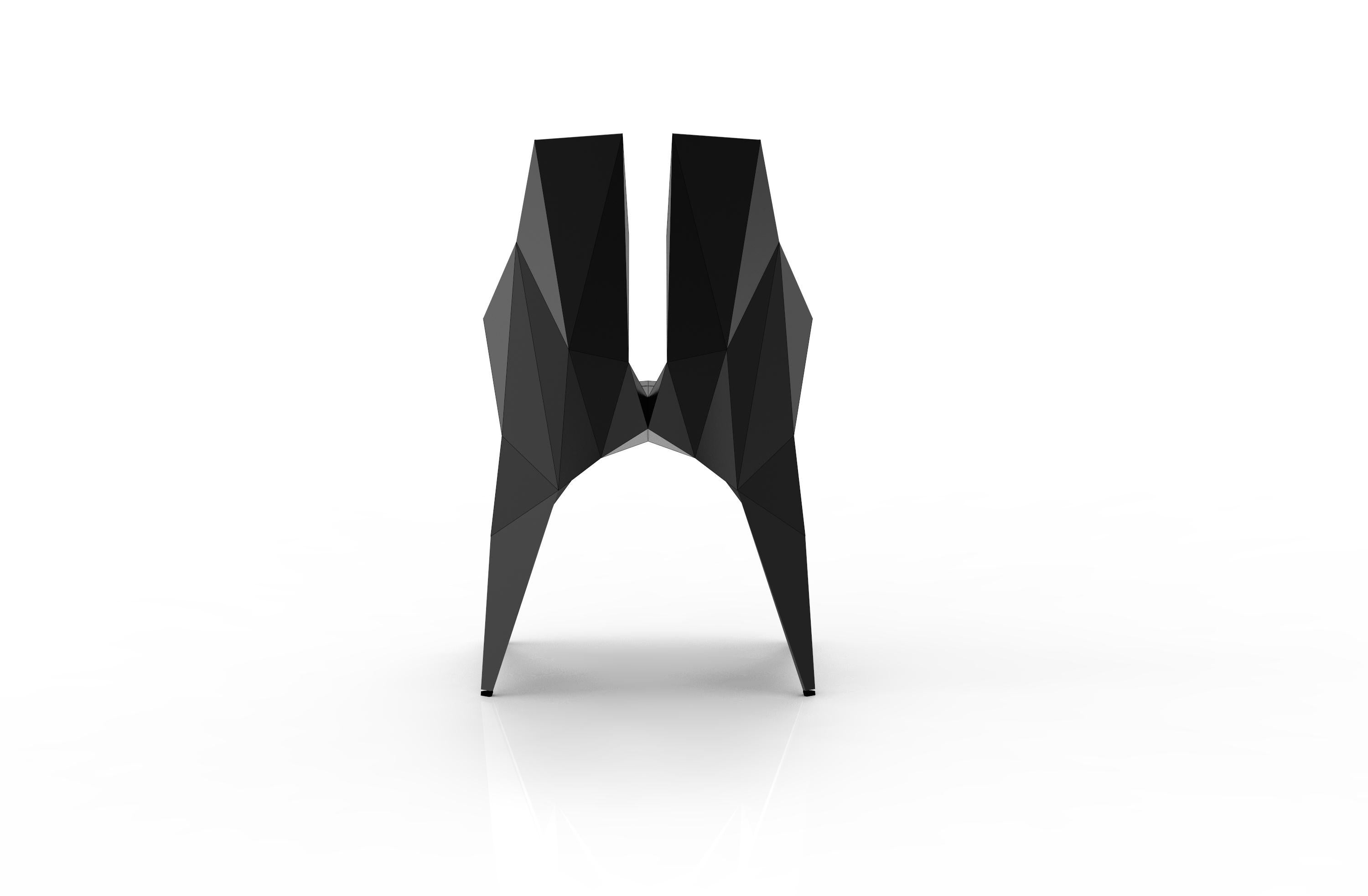 MC10 Endless Form Stuhl Serie Edelstahl anpassbar schwarz & silber im Angebot 5