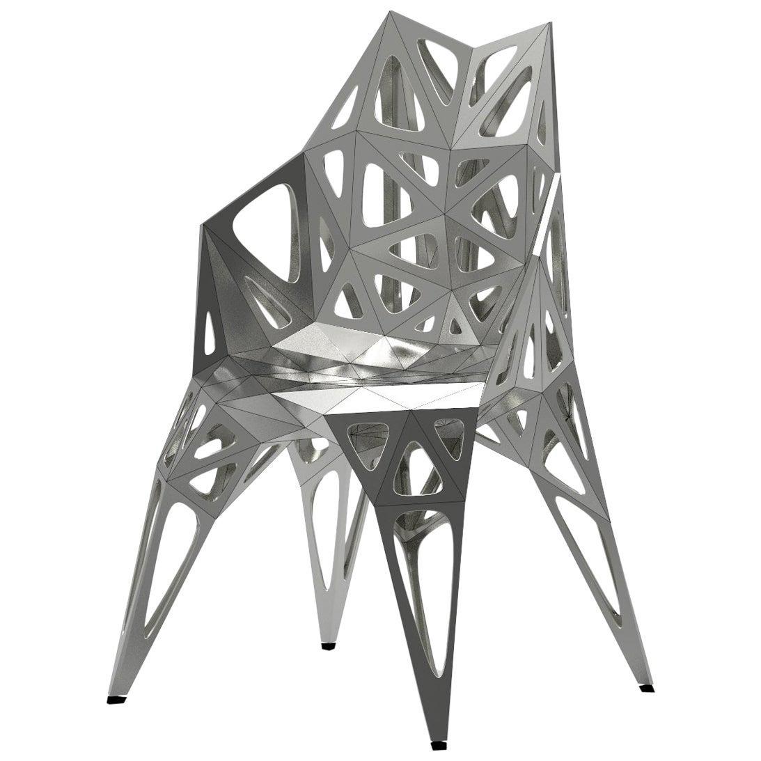 MC11 Endless Form Chair Series Stainless Steel Customizable Black and Sliver For Sale