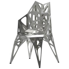 MC11 Endless Form Chair Series Stainless Steel Customizable Black and Sliver
