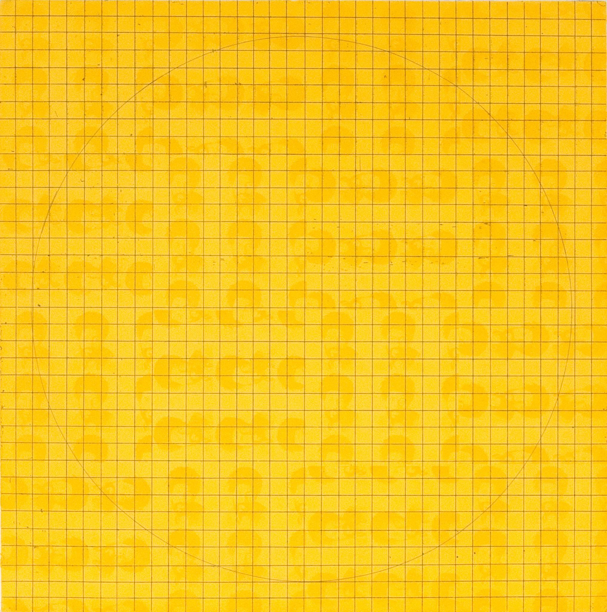 MAB: (ETCHING II) 1971 YELLOW - Print by McArthur Binion