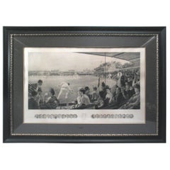 Antique MCC Australia v. England Cricket Photogravure