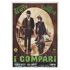 McCabe & Mrs. Miller 1971 Italian Due Fogli Film Poster