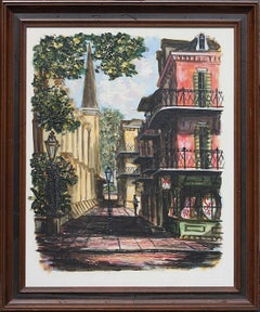 McCaffery, (20th Century) Street Scene, (New Orleans), Painting