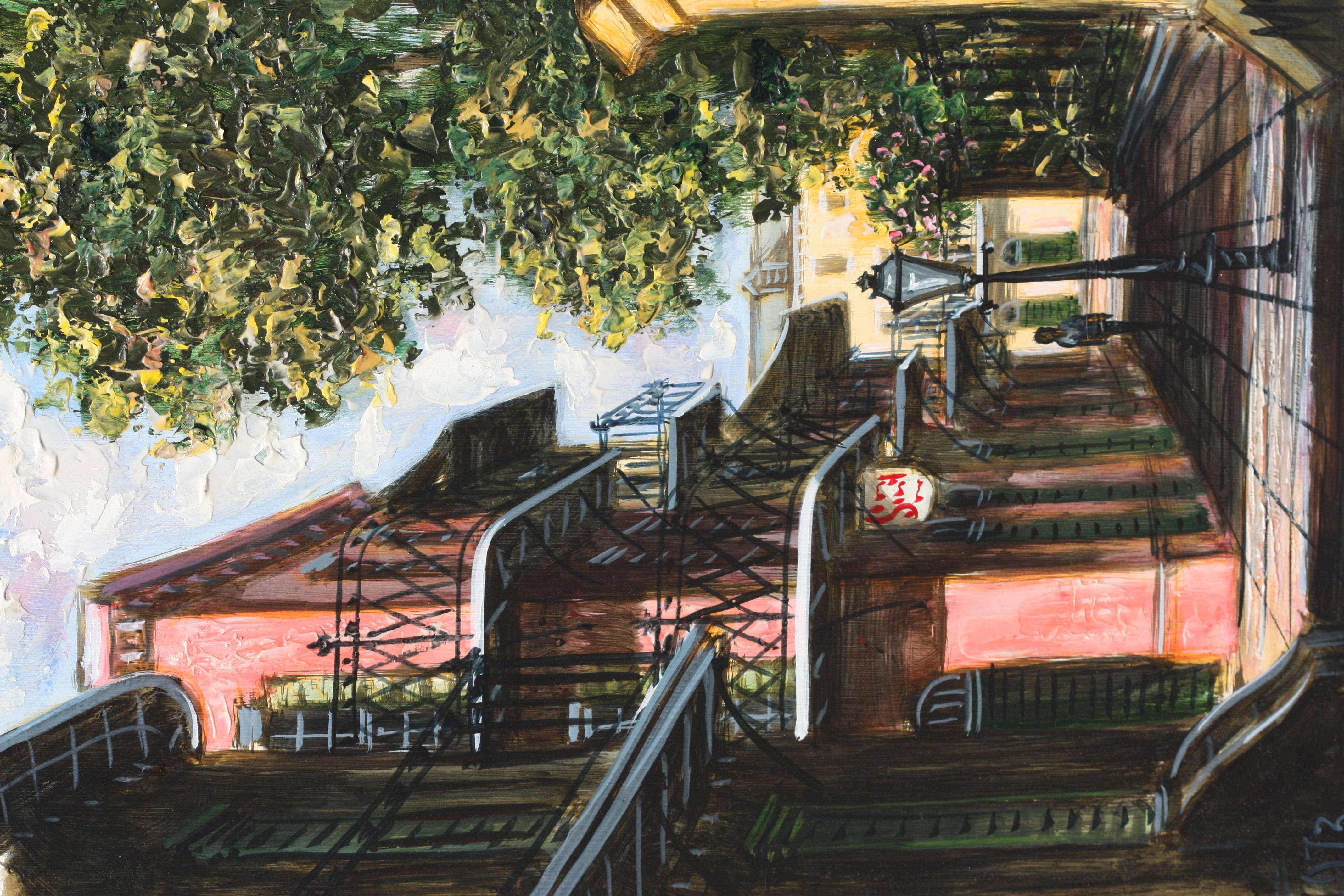 McCaffery, (20th Century) Street Scene (New Orleans), Painting For Sale 2