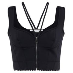 Top a corsetto corto con zip "McCartney Scuba"
