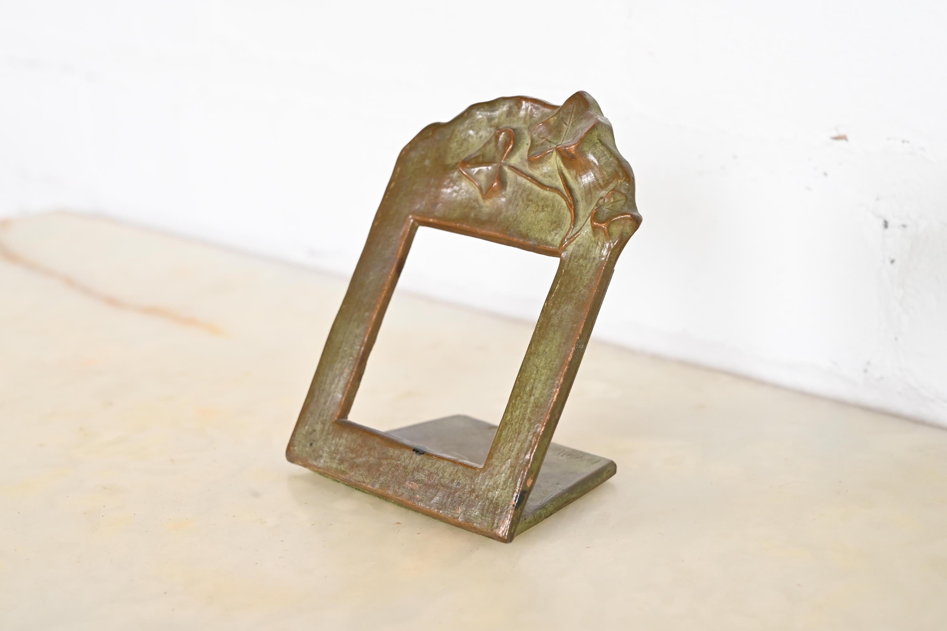 McClelland Barclay Art Nouveau Bronze Verdigris Picture Frame In Good Condition In South Bend, IN