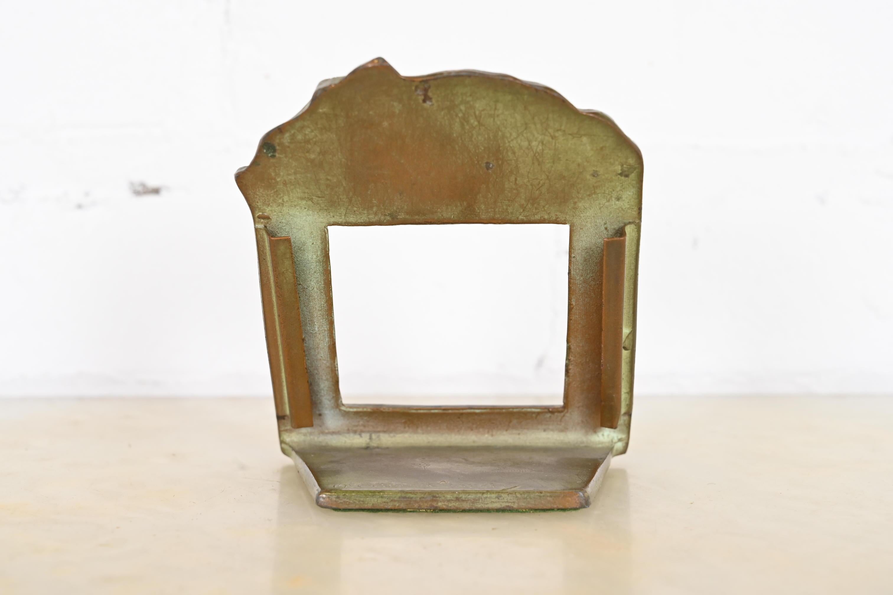 McClelland Barclay Art Nouveau Bronze Verdigris Picture Frame 3