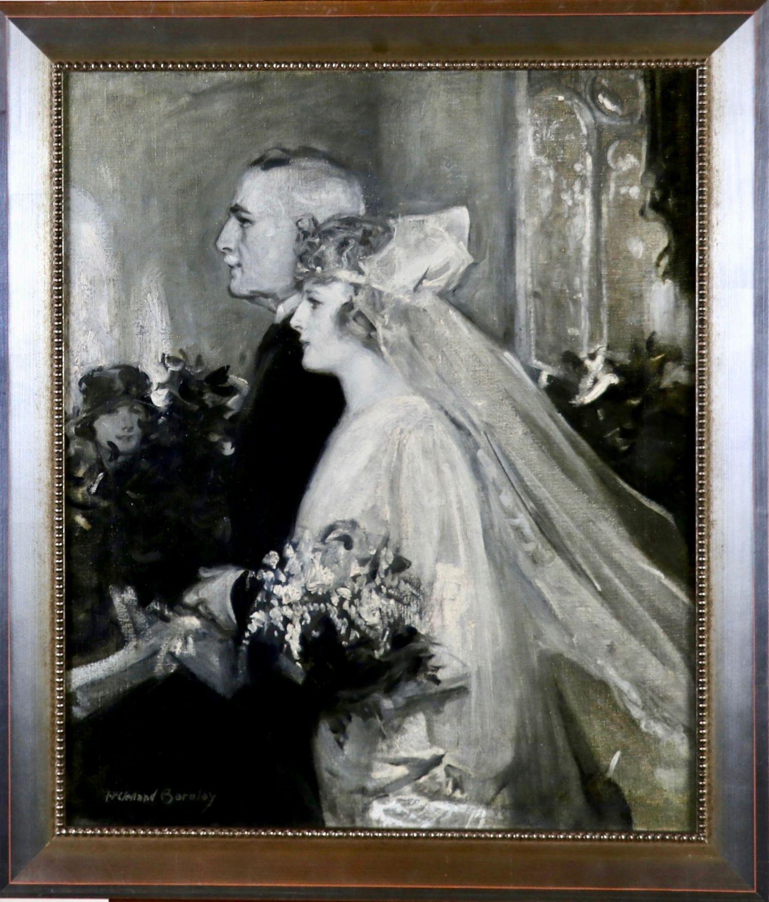 Escena de boda - Painting de McClelland Barclay