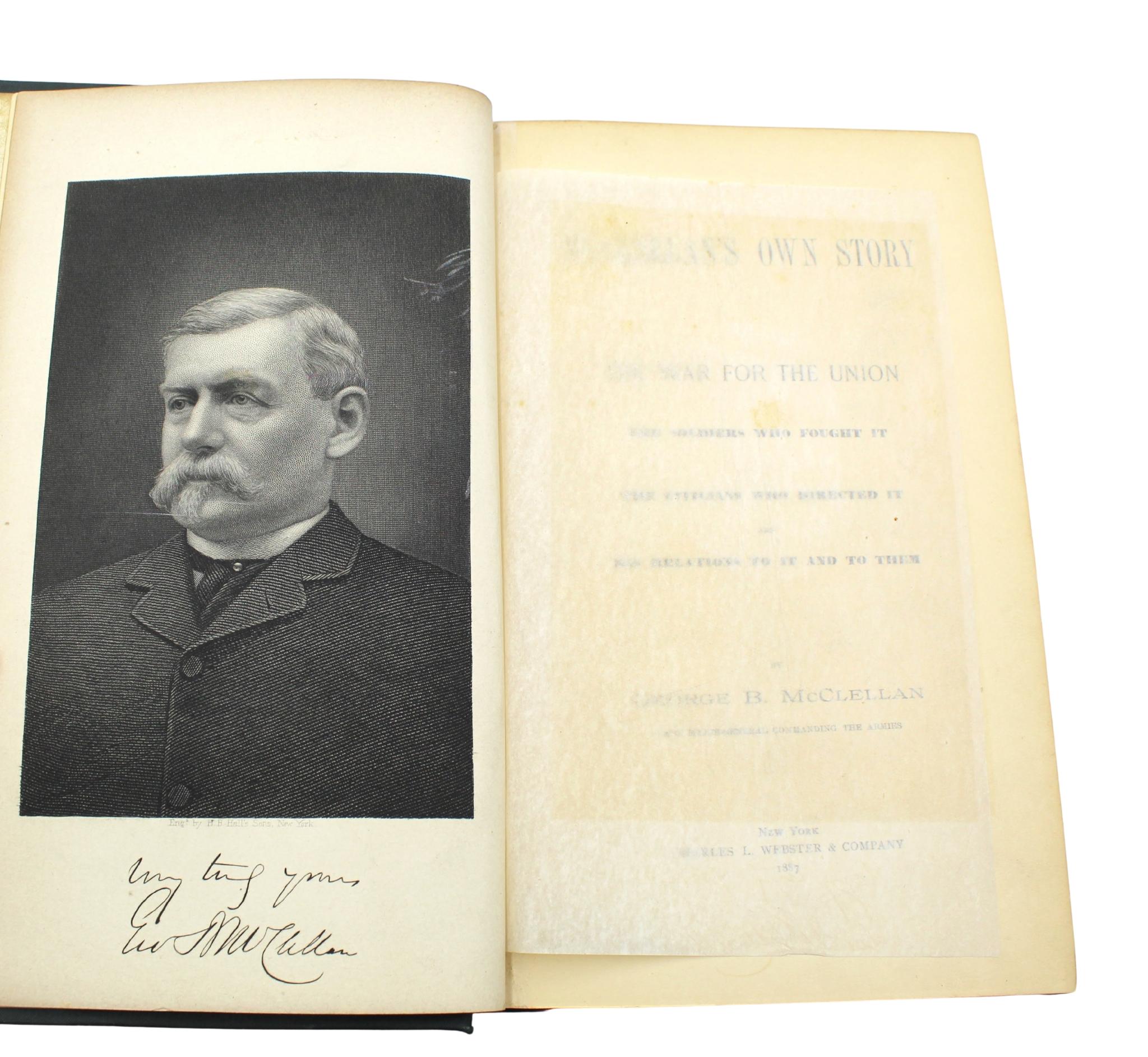 McClellan's Own Story by George B. McClellan, First Edition, in Original Boards im Angebot 1