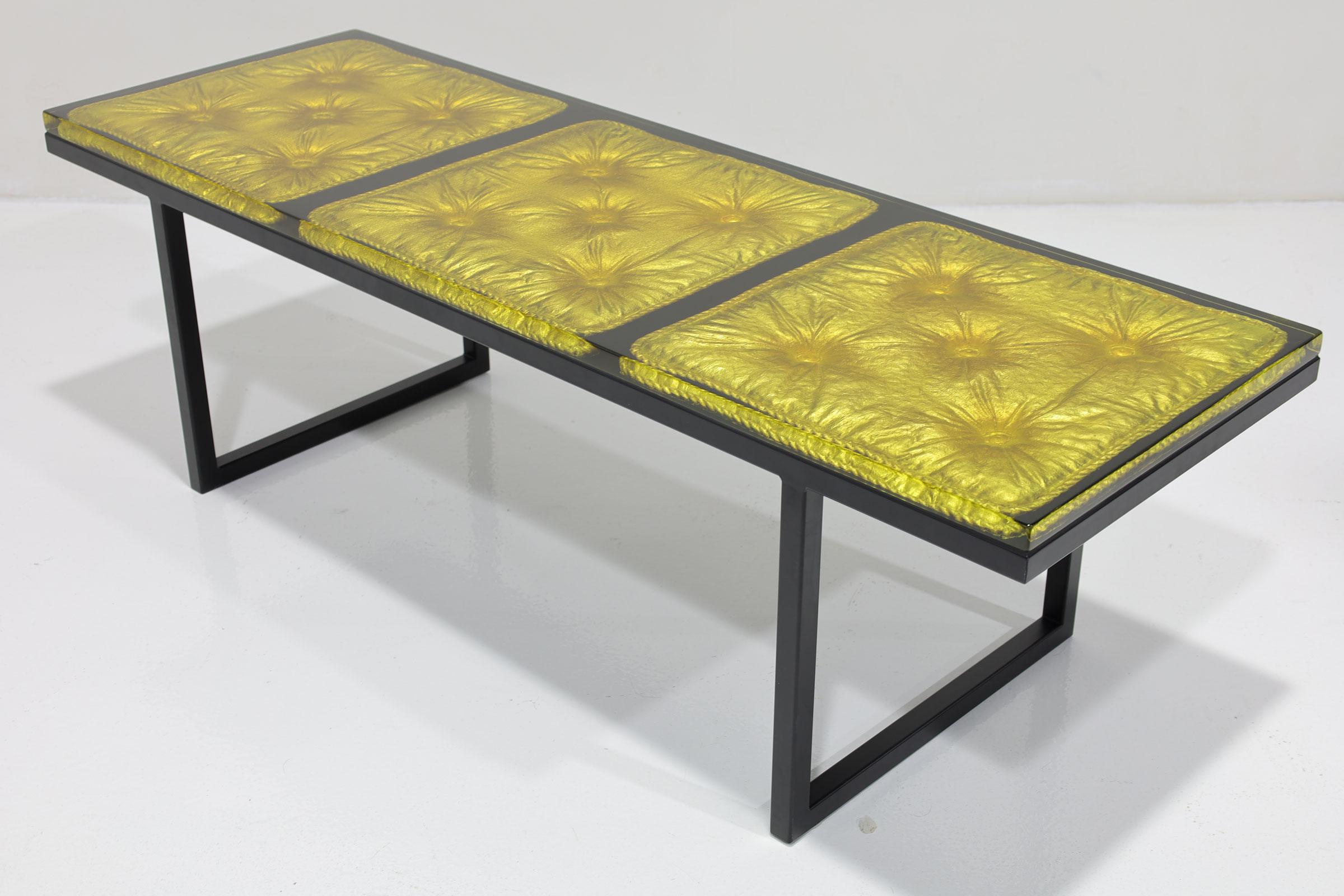 Banco o Mesa Cocktail McCollin Bryan Barbarella de Bronce y Resina Siglo XXI y contemporáneo en venta