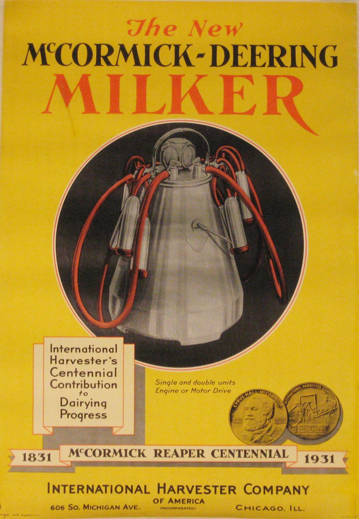 McCormick Deering – Milker For Sale