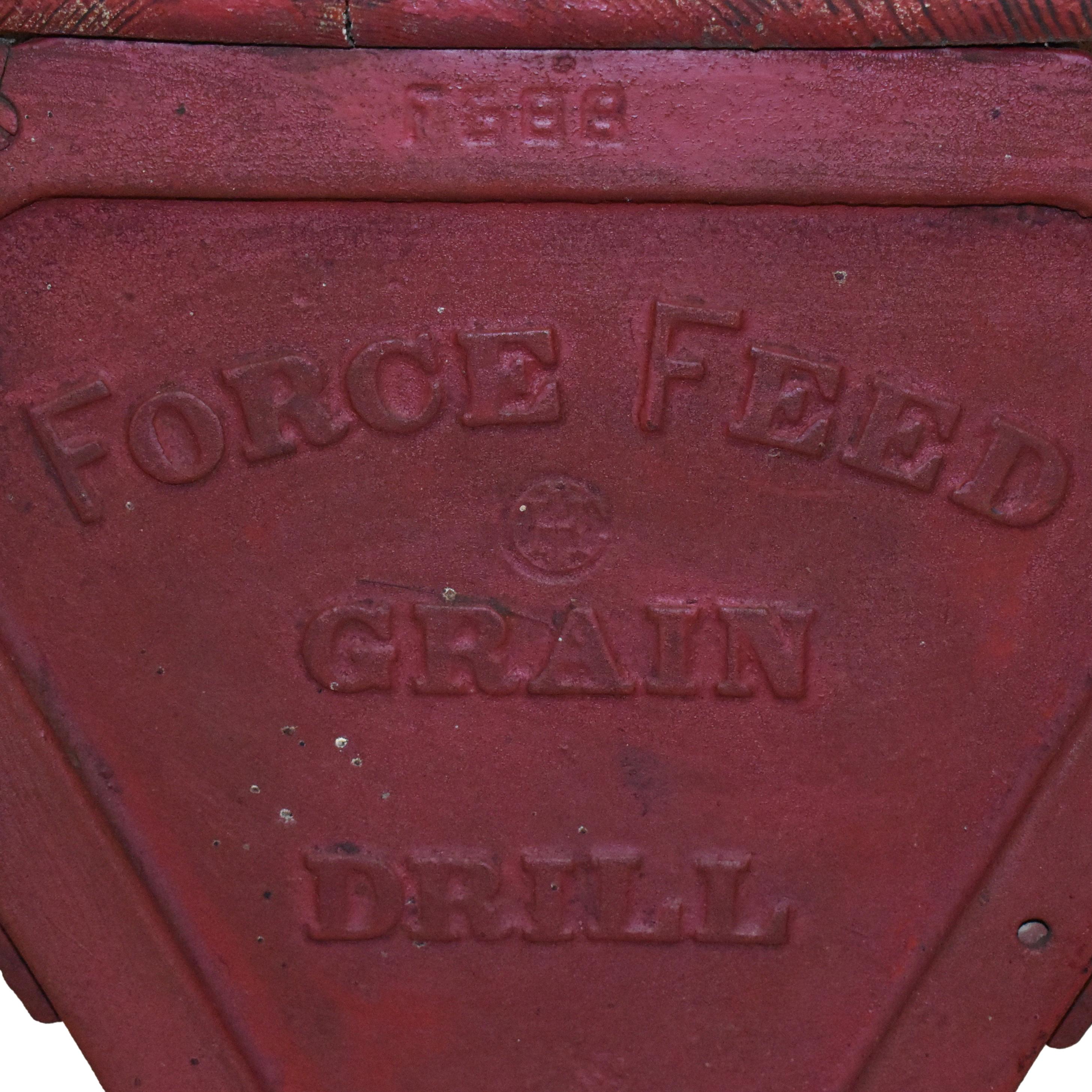 Métal Banc McCormick pour perceuse à grains, vers 1920 en vente