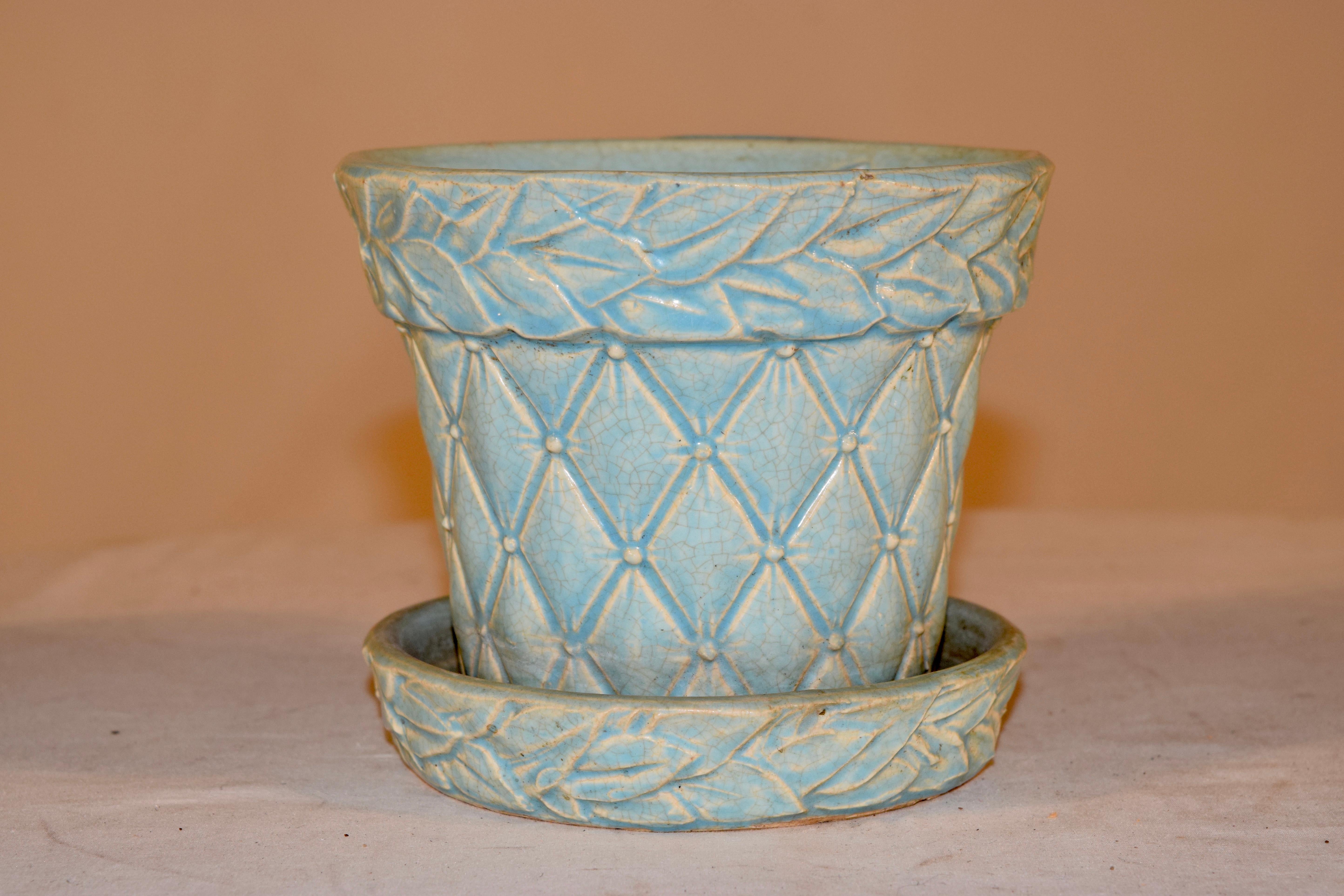 mccoy turquoise planter