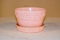McCoy Planter with Greek Key Pattern