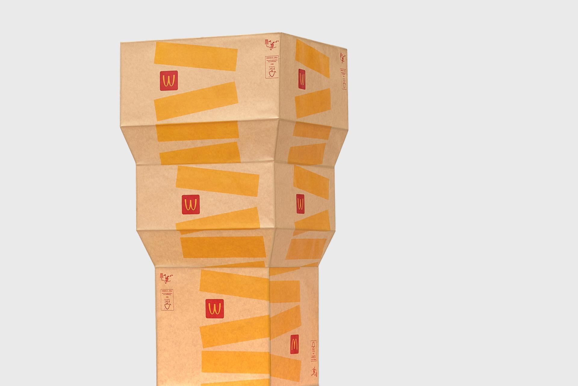 South Korean McDonald Paperbag Lighting 10-2 by Gyuhan Lee For Sale