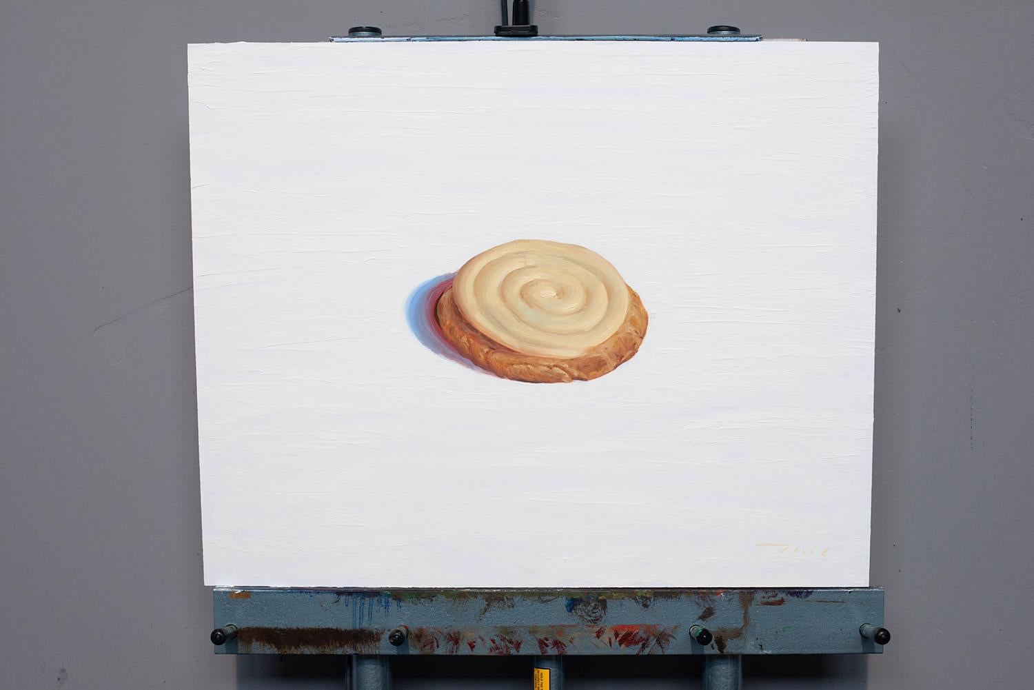 <p>Comentarios del artista<br />El artista McGarren Flack pinta una galleta glaseada con piña sobre un fondo blanco sólido. ¿A quién no le gustan los dulces?