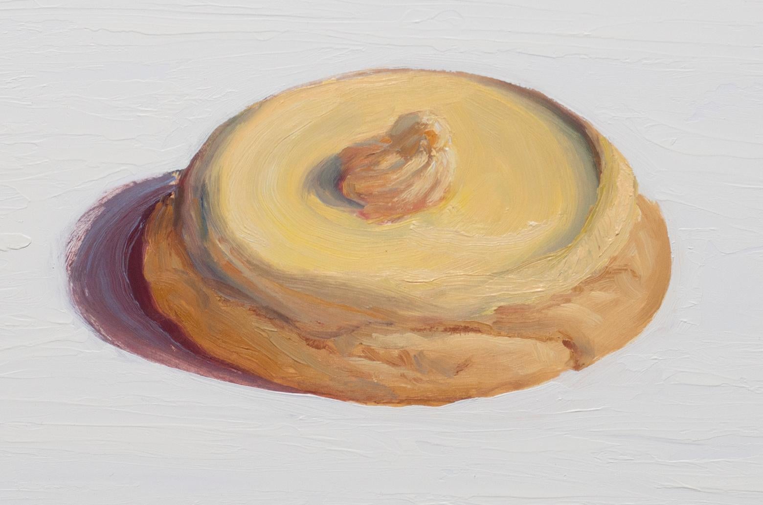 Galleta escarchada con piña, Pintura al óleo en venta 1