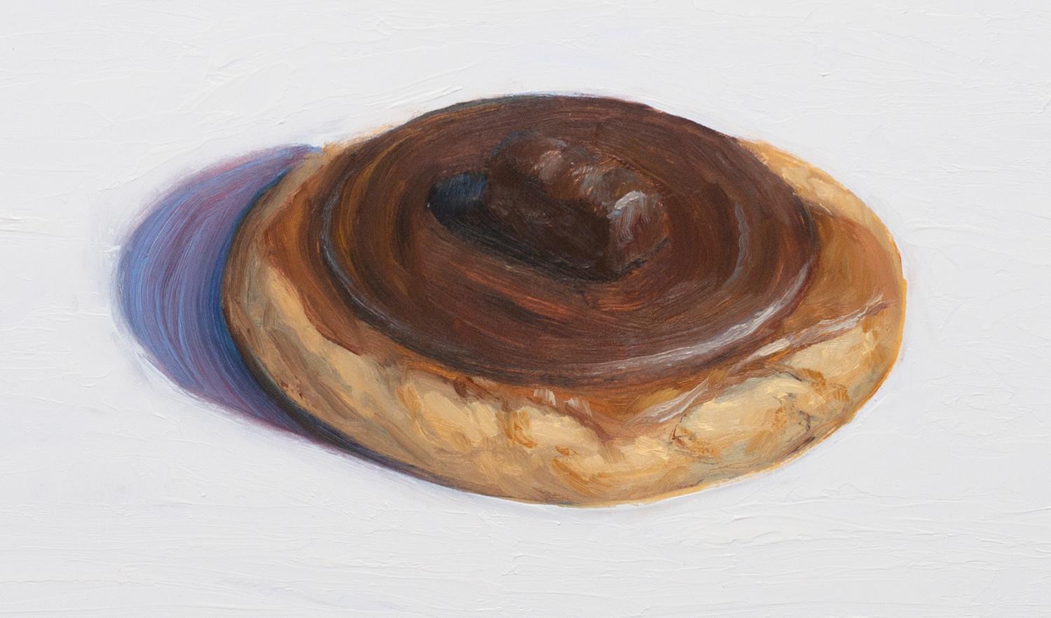 Biscotto Twix Mix, pittura ad olio - Still-Life Painting Grigio di McGarren Flack