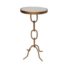 Mcgill Accent Table in Gold by CuratedKravet