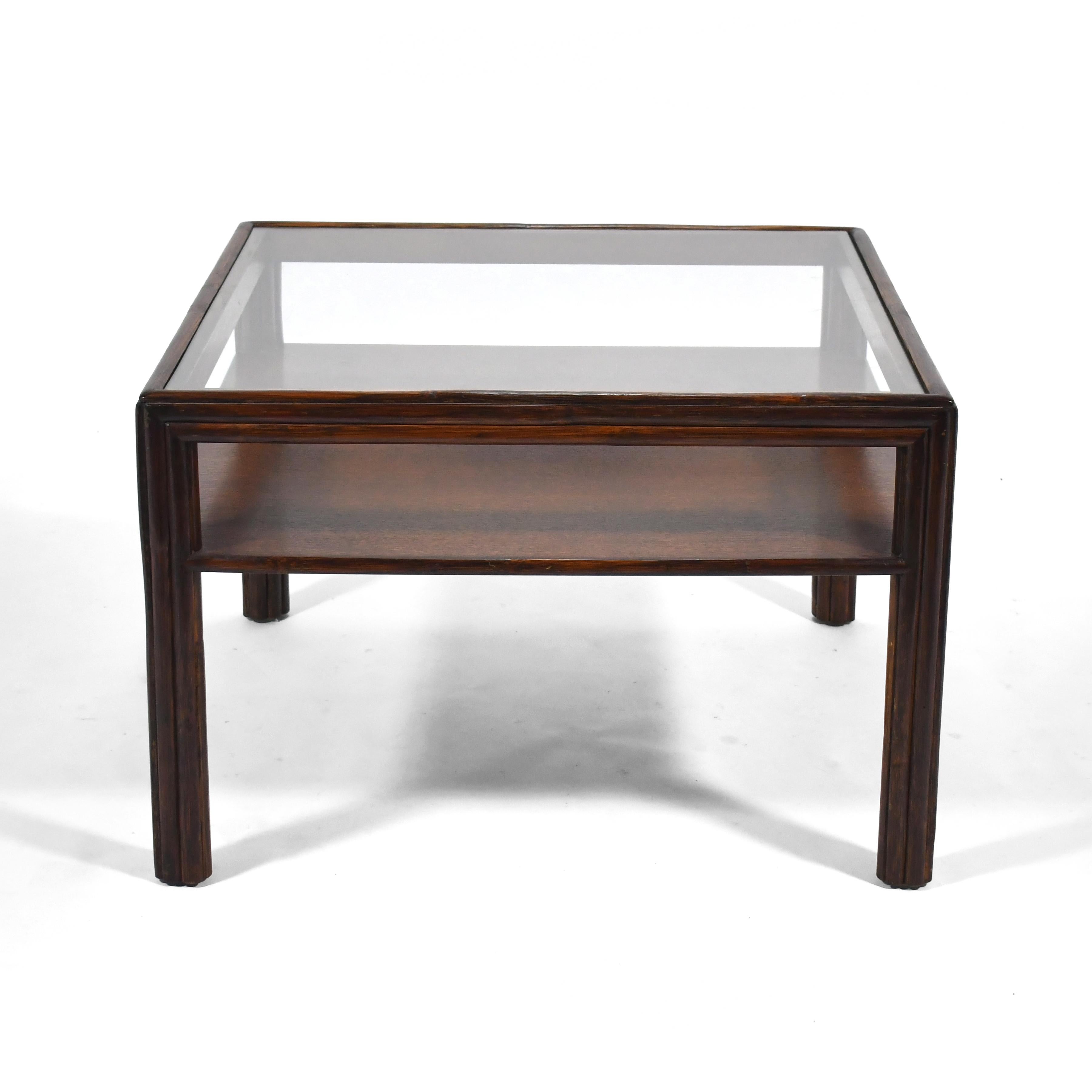 Organic Modern McGuire 104 B Corner/ End Table For Sale