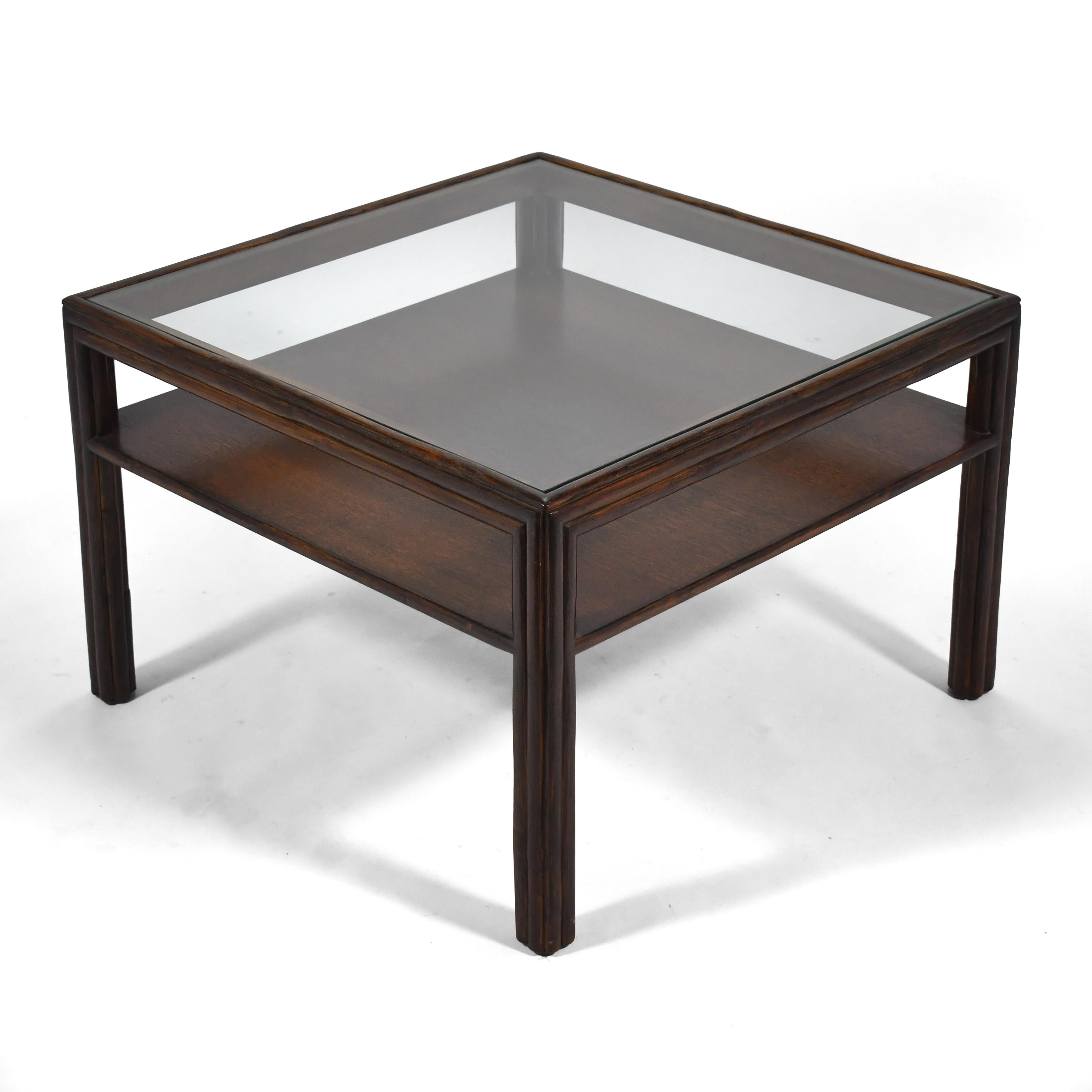 Mid-20th Century McGuire 104 B Corner/ End Table For Sale