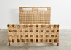 McGuire Antalya Laced Rawhide Leather Queen Bed