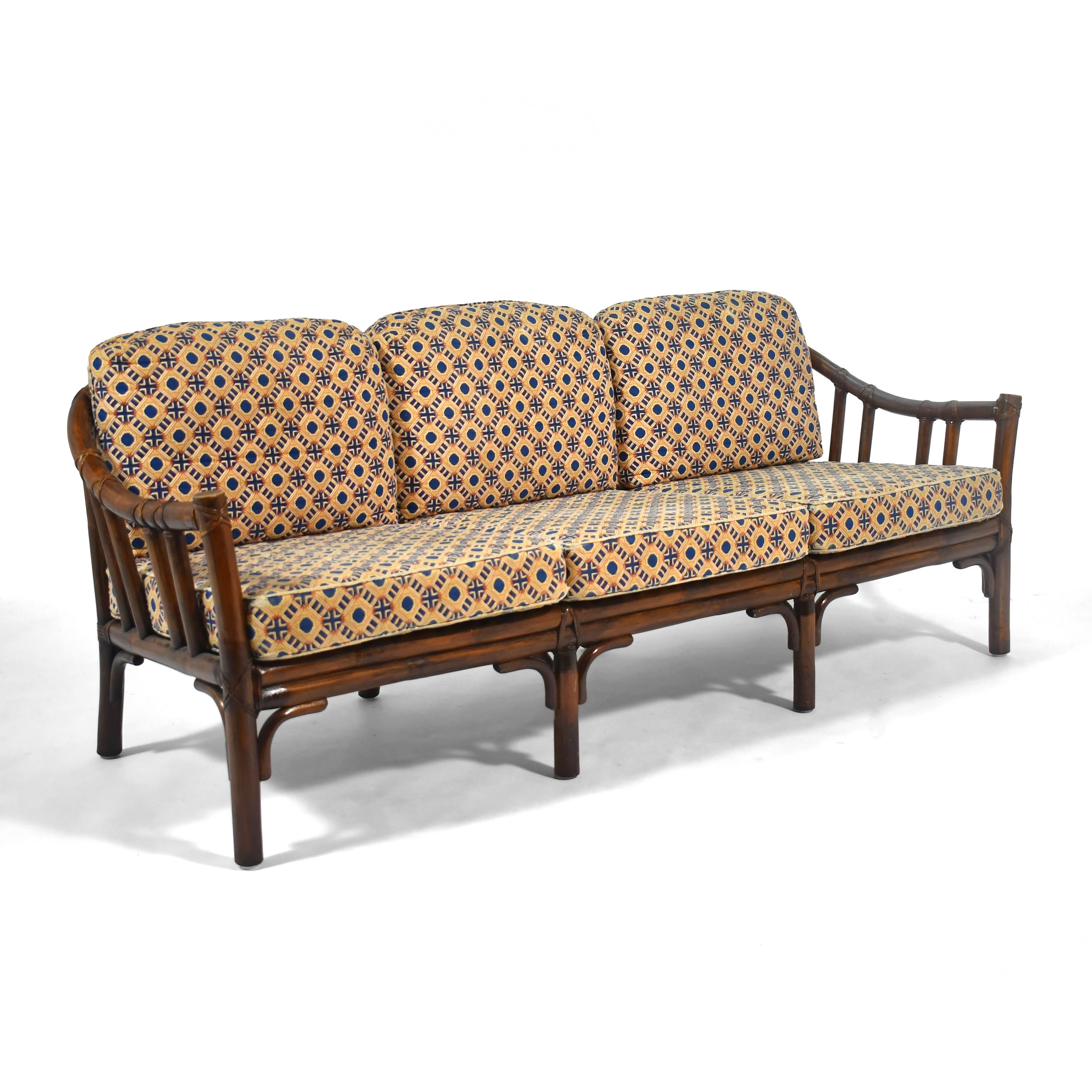 McGuire B-1 Rattan Two Seat Sofa 2