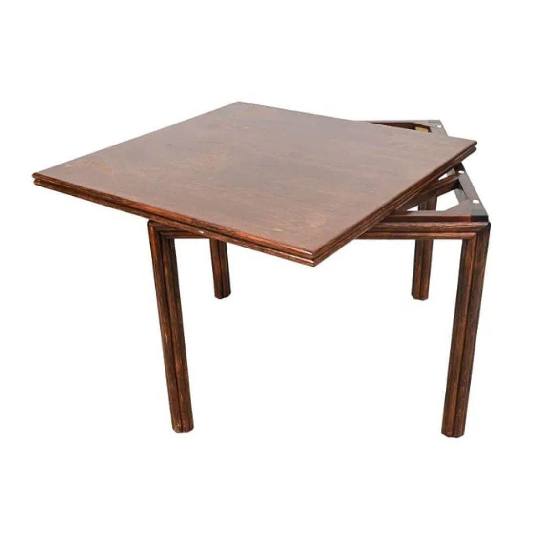 Moderne Table Parsons extensible McGuire en bambou et Oak en vente