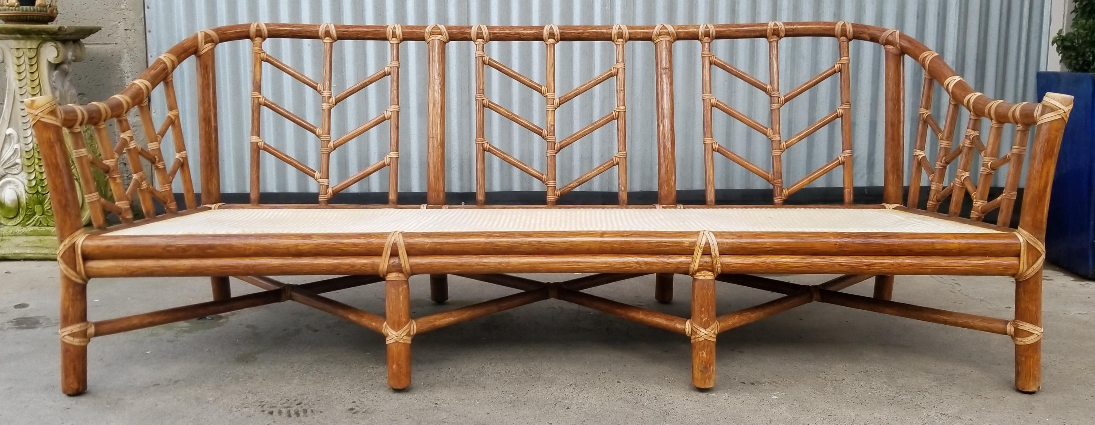 McGuire Bamboo Sofa 7