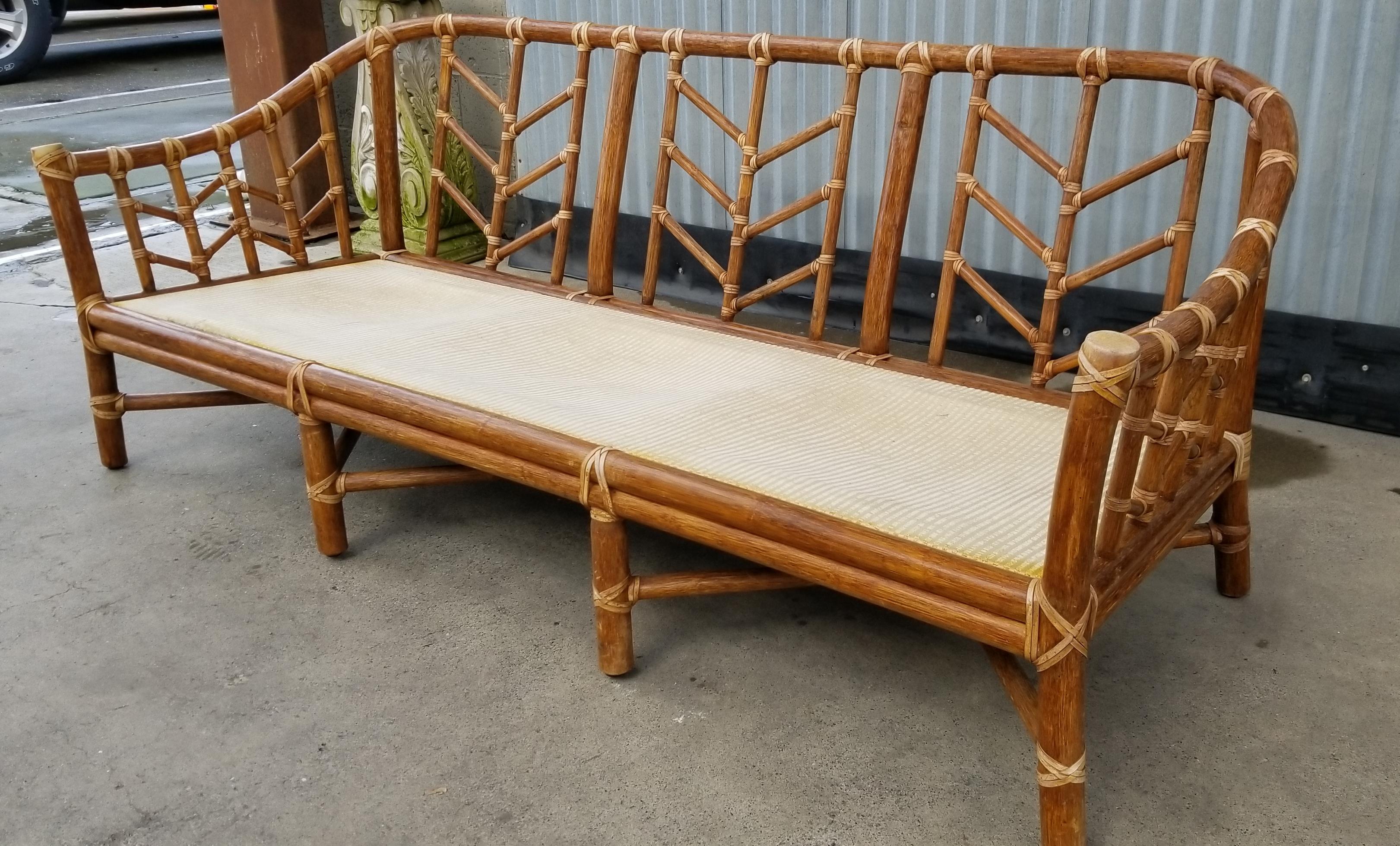 Organic Modern McGuire Bamboo Sofa