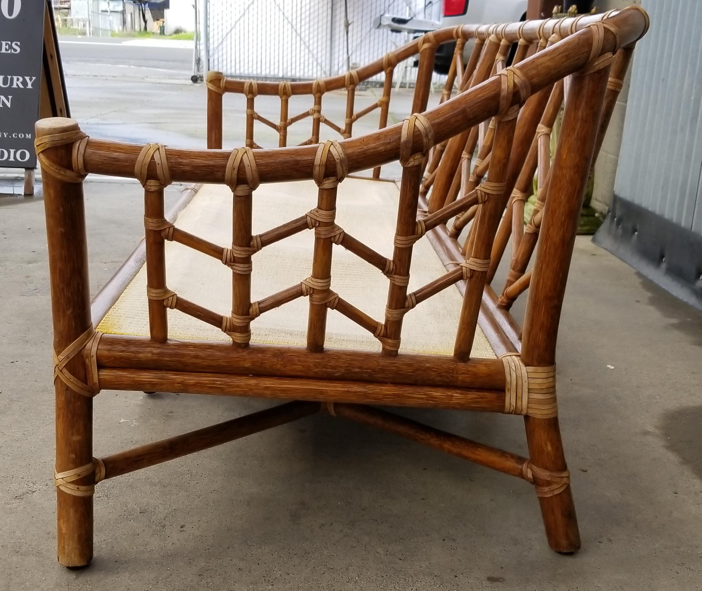 McGuire Bamboo Sofa 1